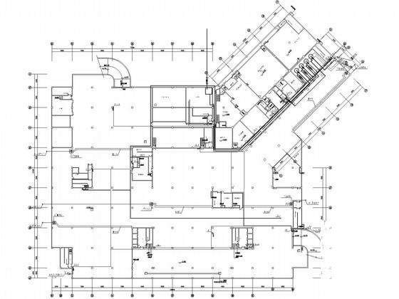 高层宾馆给排水及消防CAD施工图纸（地下室） - 1
