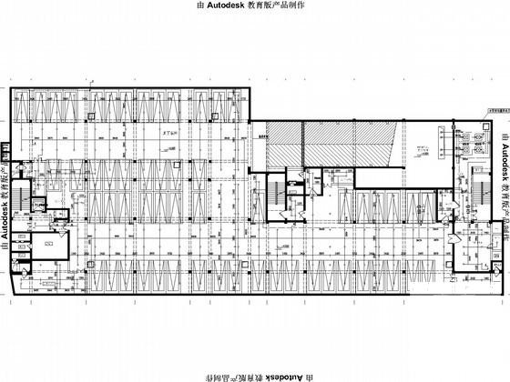 多层办公楼给排水消防CAD施工图纸（空气源热水系统） - 2