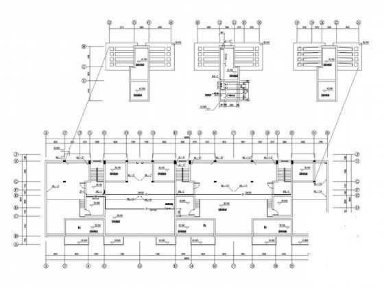 高层住宅楼给排水及消防CAD施工图纸（地下室人防）(自动喷淋灭火系统) - 2
