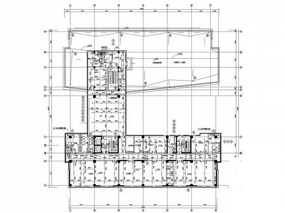 高层综合办公大楼给排水及消防CAD施工图纸(自动喷水灭火系统) - 2