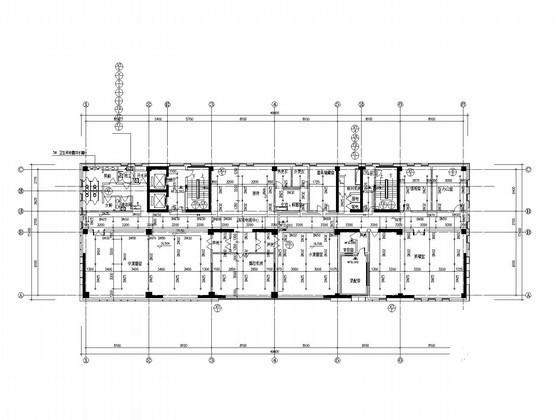 高层综合办公大楼给排水及消防CAD施工图纸(自动喷水灭火系统) - 3