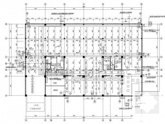 高层综合办公大楼给排水及消防CAD施工图纸(自动喷水灭火系统) - 5