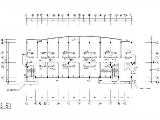 高层综合楼给排水及消防CAD施工图纸(自动喷水灭火系统) - 2