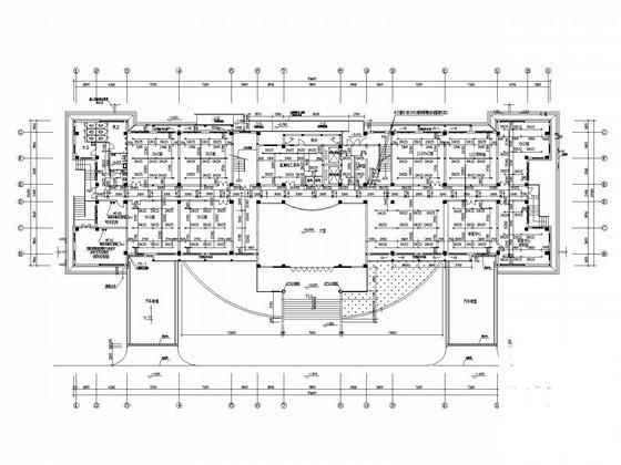 7层环保大楼给排水及消防水喷雾灭火系统CAD施工图纸（机房设计） - 1