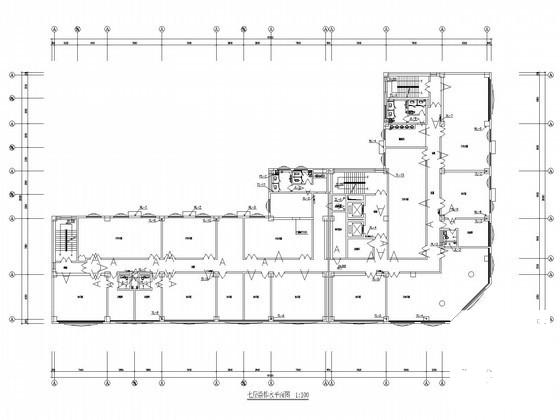 高层办公楼给排水、空调水系统及消防系统CAD施工图纸 - 2