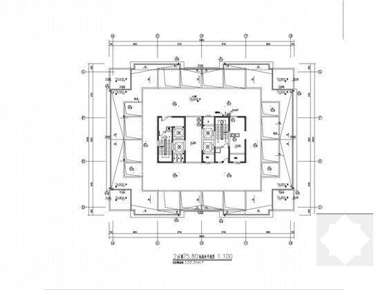 高层商业办公综合楼给排水及消防CAD施工图纸设计(室内消火栓系统) - 5