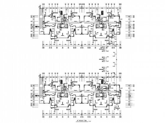 高层住宅楼给排水及消防CAD施工图纸 - 1