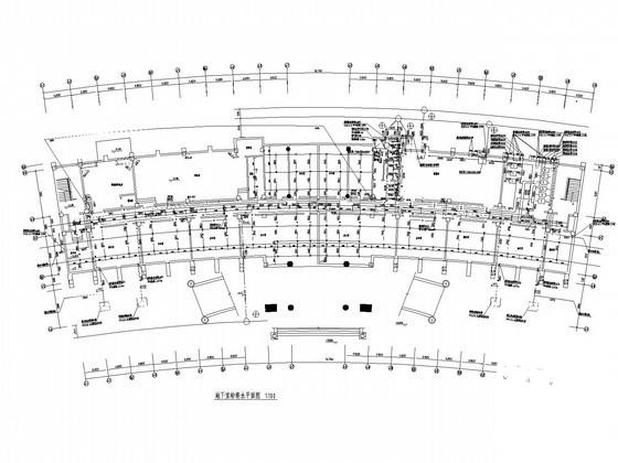7层办公楼给排水及全淹没灭火系统CAD施工图纸 - 1
