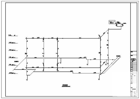 6层通信机房给排水CAD施工图纸(自动喷水灭火系统) - 1