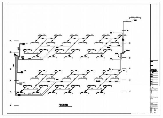 6层通信机房给排水CAD施工图纸(自动喷水灭火系统) - 2