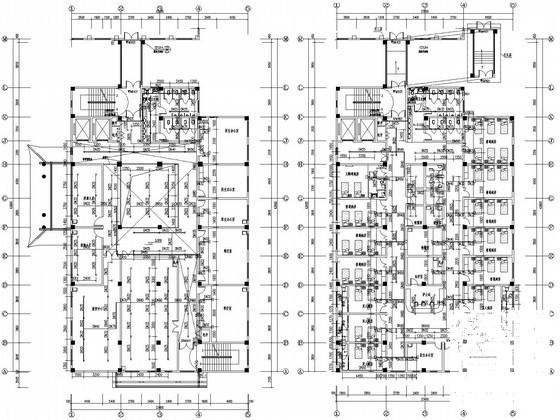6层中医院综合病房楼给排水及消防系统CAD施工图纸（大院出品） - 1