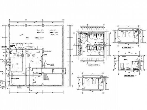 6层中医院综合病房楼给排水及消防系统CAD施工图纸（大院出品） - 3
