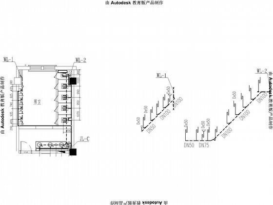 工业建筑给排水CAD施工图纸 - 3