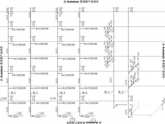 工业建筑给排水CAD施工图纸 - 4