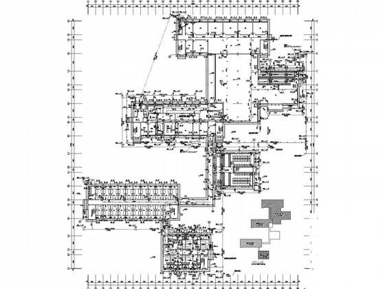 3层综合实践基地生活楼给排水消防CAD施工图纸 - 1