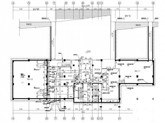 二类高层行政办公楼给排水消防CAD施工图纸 - 2