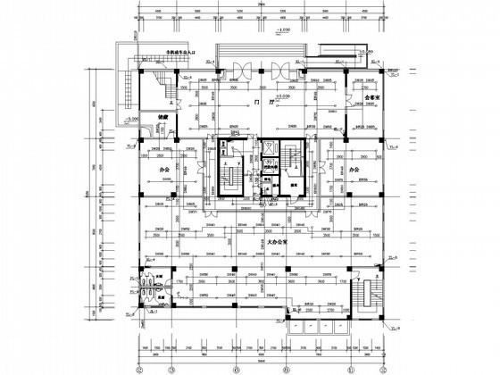 12层办公综合楼给排水消防CAD施工图纸 - 1