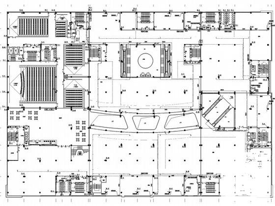 6万平4层商业建筑给排水消防CAD施工图纸（大空间智能灭火系统） - 1