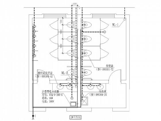 4层老年公寓给排水CAD施工图纸 - 2