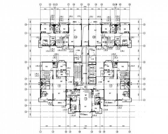 28层住宅楼给排水消防CAD施工图纸（冷凝水系统） - 1