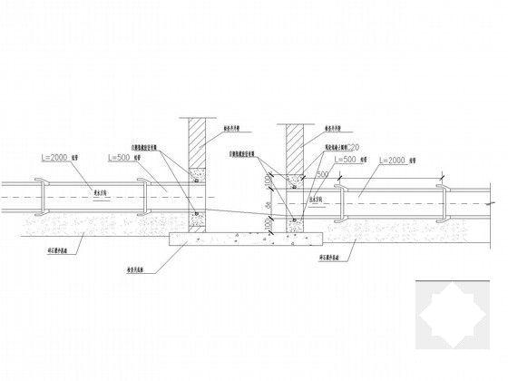 市政给排水及管线CAD施工图纸(管道与检查井连接) - 5