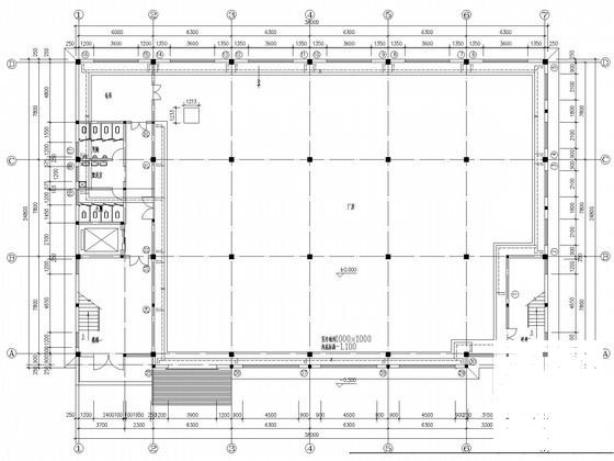 多层高发厂房楼采暖系统设计CAD施工图纸（给排水设计） - 1