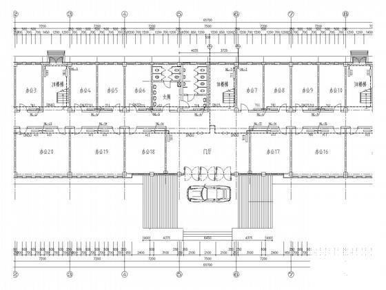 4层办公楼及集体宿舍采暖系统初步设计图纸（给排水系统） - 1