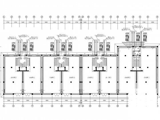 6层商住楼采暖通风系统设计CAD施工图纸（给排水系统）(低温热水地板辐射) - 2