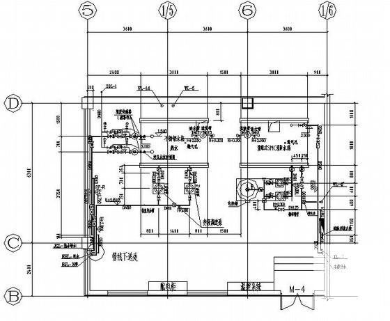 多层宿舍楼给排水设计CAD图纸(卫生间大样图) - 4