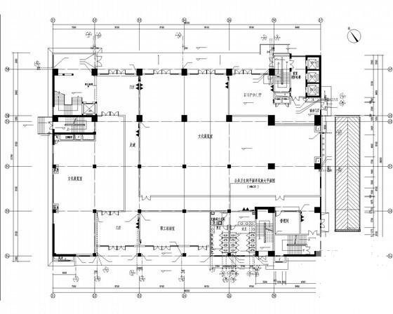 高层宿舍楼及食堂给排水消防CAD施工图纸（甲级设计院气体灭火） - 1