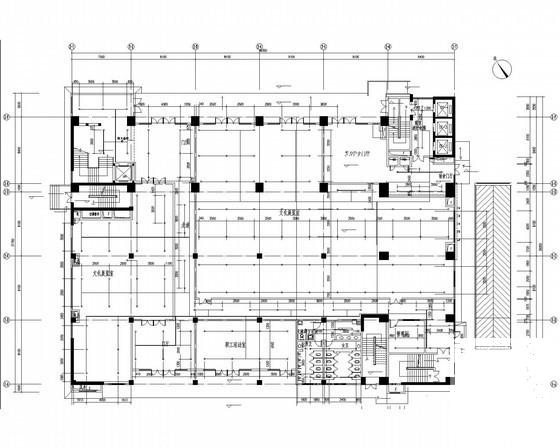 高层宿舍楼及食堂给排水消防CAD施工图纸（甲级设计院气体灭火） - 3