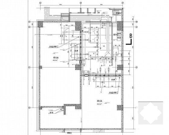 高层宿舍楼及食堂给排水消防CAD施工图纸（甲级设计院气体灭火） - 5