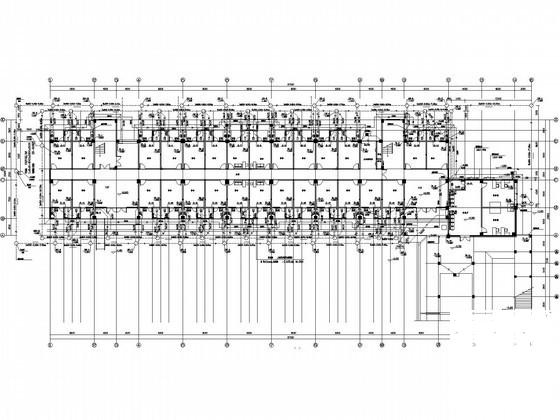 5层宿舍楼建筑给排水图纸（太阳能热水系统） - 1