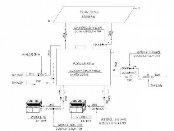 5层宿舍楼建筑给排水图纸（太阳能热水系统） - 2