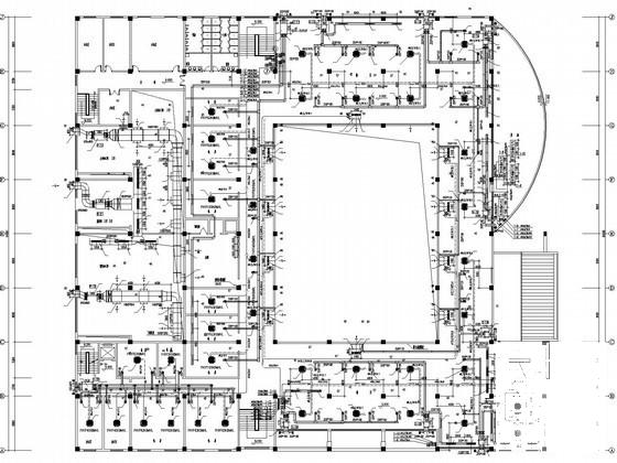 大学学校宿舍楼空调通风系统设计CAD施工图纸（VRV系统） - 1
