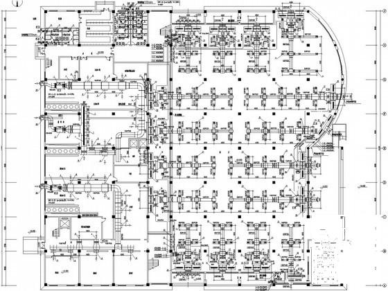 大学学校宿舍楼空调通风系统设计CAD施工图纸（VRV系统） - 2