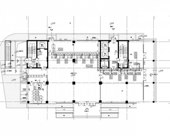 16层工业厂房高层宿舍楼空调通风系统设计CAD施工图纸（消防设计）(螺杆式冷水机组) - 1
