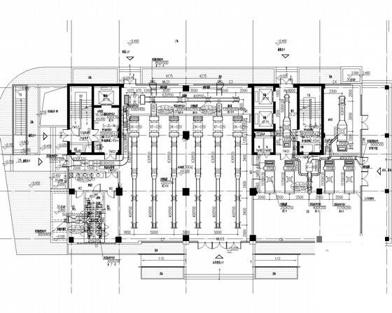 16层工业厂房高层宿舍楼空调通风系统设计CAD施工图纸（消防设计）(螺杆式冷水机组) - 2