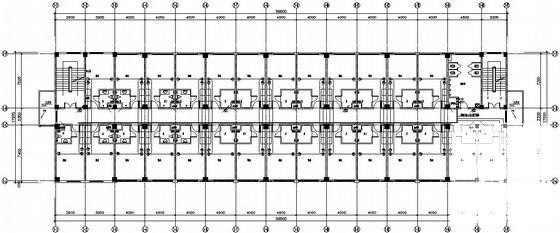 公司6层一期宿舍楼电气CAD施工图纸 - 3