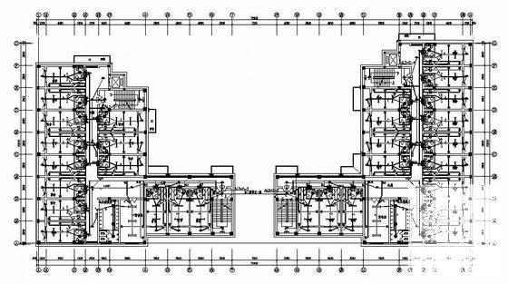6层职工宿舍楼强电CAD施工图纸(防雷接地系统等) - 1