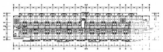 体育学校6层宿舍楼弱电CAD施工图纸(计算机网络系统) - 1