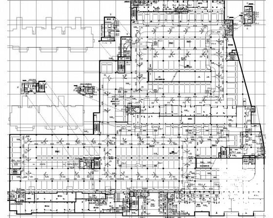 多层及高层商业建筑采暖通风排烟系统设计CAD施工图纸（幼儿园设计车库设计）(公共卫生间) - 1