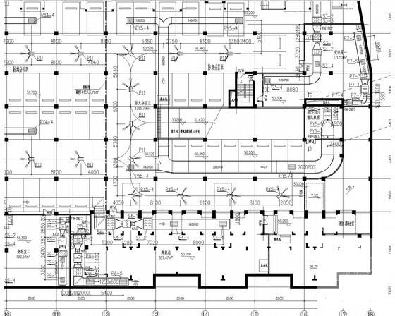 多层及高层商业建筑采暖通风排烟系统设计CAD施工图纸（幼儿园设计车库设计）(公共卫生间) - 2