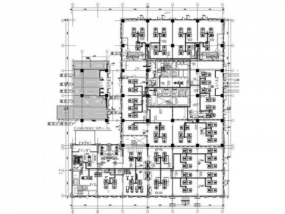 19层办公会所暖通空调设计CAD施工图纸(知名设计院) - 1