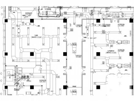 8层大型商城空调通风设计CAD施工图纸(知名院设计) - 3