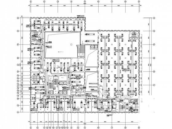 22层商务大厦空调通风设计CAD施工图纸(知名院) - 1