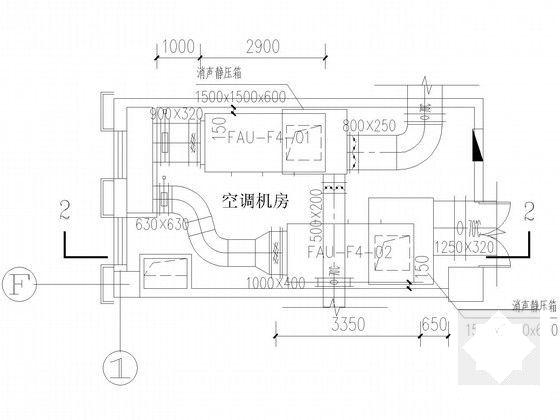 22层商务大厦空调通风设计CAD施工图纸(知名院) - 4