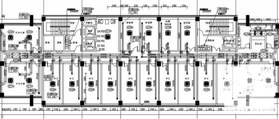 10层办公楼空调通风设计CAD施工图纸(知名院设计) - 4