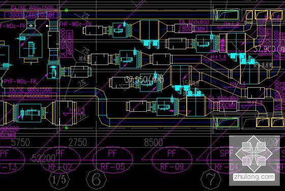 7层综合楼建筑空调通风设计CAD施工图纸(知名院设计) - 5