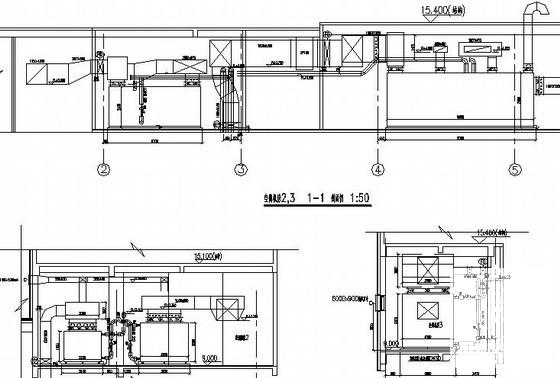 3层知名大学体育馆空调设计CAD施工图纸（送风方式多样知名设计院）(水系统流程图) - 3